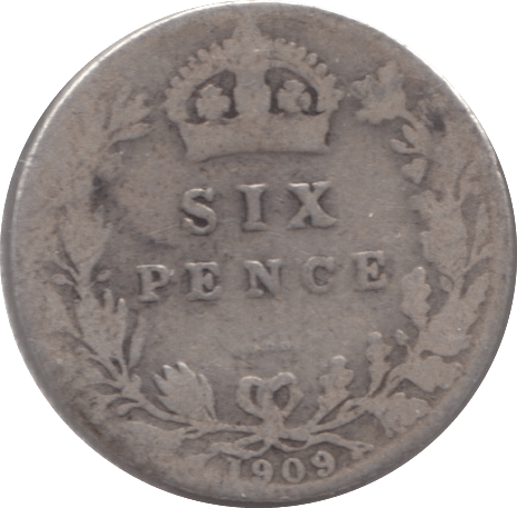1909 SIXPENCE ( FAIR ) - Sixpence - Cambridgeshire Coins