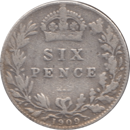 1909 SIXPENCE ( FINE ) 3 - Sixpence - Cambridgeshire Coins