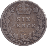 1909 SIXPENCE ( FINE ) - Sixpence - Cambridgeshire Coins