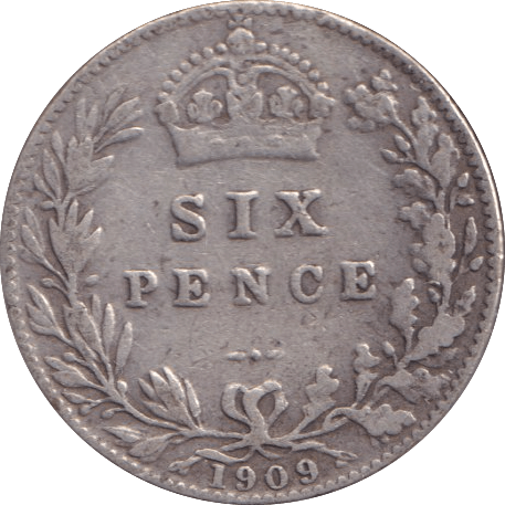 1909 SIXPENCE ( FINE ) - Sixpence - Cambridgeshire Coins
