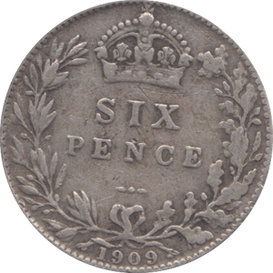1909 SIXPENCE ( FINE ) - Sixpence - Cambridgeshire Coins