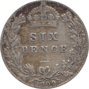 1909 SIXPENCE ( GF ) 2 - Sixpence - Cambridgeshire Coins