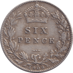 1909 SIXPENCE ( GF ) - Sixpence - Cambridgeshire Coins