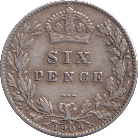 1909 SIXPENCE ( GF ) - Sixpence - Cambridgeshire Coins