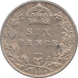 1909 SIXPENCE ( GVF ) - Sixpence - Cambridgeshire Coins