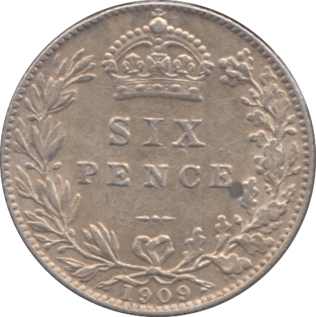 1909 SIXPENCE ( GVF ) - Sixpence - Cambridgeshire Coins