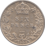1909 SIXPENCE ( GVF ) - Sixpence - Cambridgeshire Coins