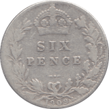 1909 SIXPENCE ( NF ) - Sixpence - Cambridgeshire Coins