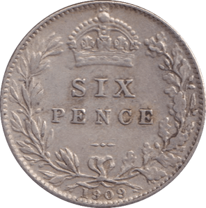 1909 SIXPENCE ( VF ) - Sixpence - Cambridgeshire Coins