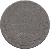 1909 URAGUAY 5 CENTESIMOS - WORLD SILVER COINS - Cambridgeshire Coins
