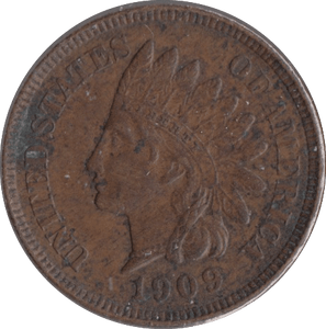 1909 USA ONE CENT - WORLD COINS - Cambridgeshire Coins
