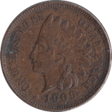 1909 USA ONE CENT - WORLD COINS - Cambridgeshire Coins