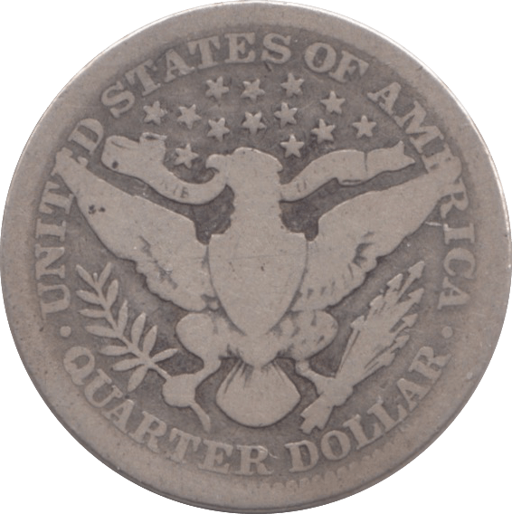 1909 USA QUARTER DOLLAR CR34 - WORLD SILVER COINS - Cambridgeshire Coins