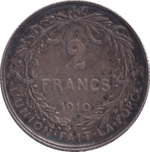 1910 2 FRANS FRANCE - WORLD COINS - Cambridgeshire Coins