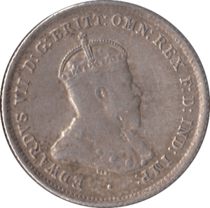 1910 AUSTRALIA SILVER SIXPENCE - SILVER WORLD COINS - Cambridgeshire Coins