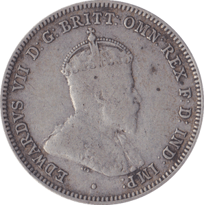 1910 AUSTRALIAN SILVER SHILLING - SILVER WORLD COINS - Cambridgeshire Coins
