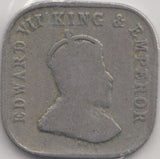 1910 CEYLON 5 CENTS - WORLD COINS - Cambridgeshire Coins