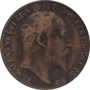 1910 FARTHING 2 ( VF ) 38 - Farthing - Cambridgeshire Coins