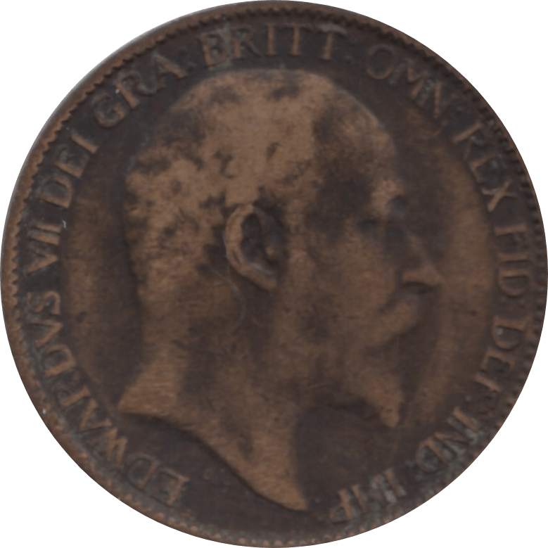 1910 FARTHING 2 ( VF ) 38 - Farthing - Cambridgeshire Coins