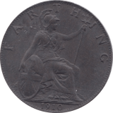 1910 FARTHING ( AUNC ) 23 - Farthing - Cambridgeshire Coins