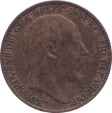 1910 FARTHING ( EF ) 2 - Farthing - Cambridgeshire Coins