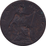 1910 FARTHING ( EF ) - Farthing - Cambridgeshire Coins