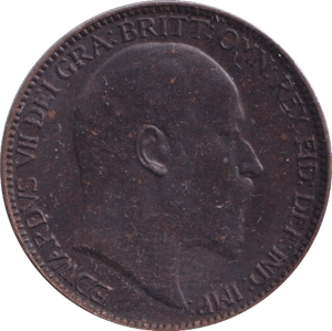 1910 FARTHING ( UNC ) - Farthing - Cambridgeshire Coins