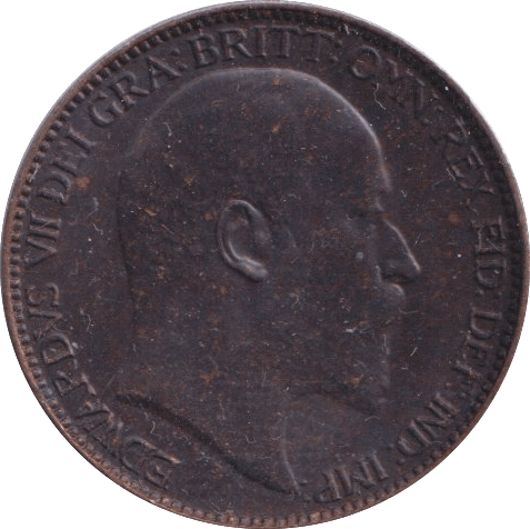 1910 FARTHING ( UNC ) - Farthing - Cambridgeshire Coins