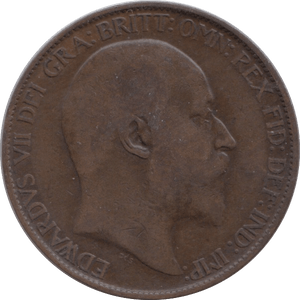 1910 FARTHING ( VF ) - Farthing - Cambridgeshire Coins