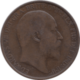 1910 FARTHING ( VF ) - Farthing - Cambridgeshire Coins