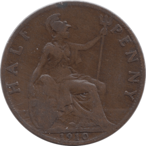 1910 FARTHING ( VF ) - Farthing - Cambridgeshire Coins