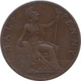 1910 FARTHING ( VF ) - Farthing - Cambridgeshire Coins