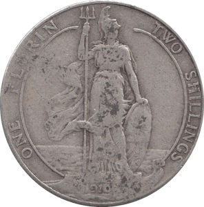 1910 FLORIN ( FINE ) 3 - Florin - Cambridgeshire Coins