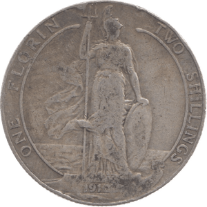 1910 FLORIN ( FINE ) 9 - Florin - Cambridgeshire Coins