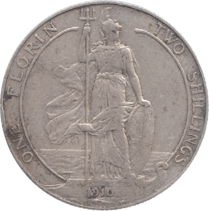 1910 FLORIN ( GF ) 20 - Florin - Cambridgeshire Coins