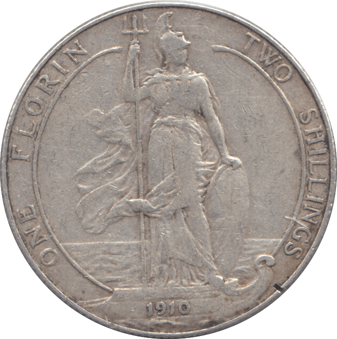 1910 FLORIN ( GF ) - Florin - Cambridgeshire Coins