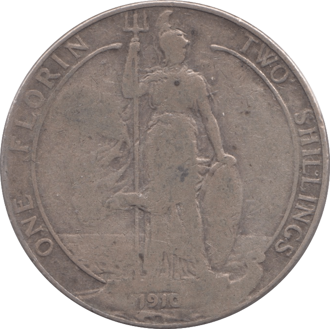 1910 FLORIN ( NF ) 2 - Florin - Cambridgeshire Coins