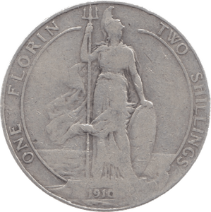 1910 FLORIN ( NF ) 9 - Florin - Cambridgeshire Coins