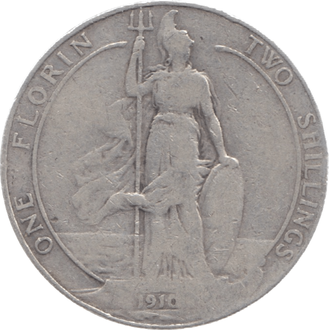 1910 FLORIN ( NF ) 9 - Florin - Cambridgeshire Coins