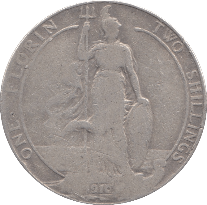 1910 FLORIN ( NF ) - Florin - Cambridgeshire Coins