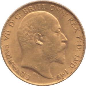 1910 GOLD HALF SOVEREIGN ( AUNC ) - Half Sovereign - Cambridgeshire Coins