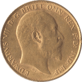 1910 GOLD HALF SOVEREIGN ( AUNC ) - Half Sovereign - Cambridgeshire Coins
