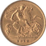 1910 GOLD HALF SOVEREIGN ( EF ) - Half Sovereign - Cambridgeshire Coins