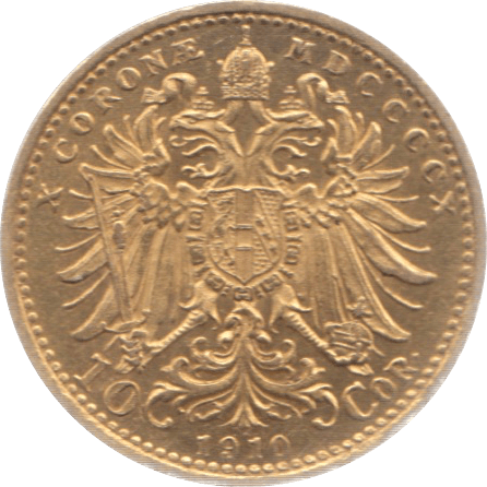 1910 GOLD ONE DUCAT AUSTRIA HUNGARY PROOF LIKE - Gold World Coins - Cambridgeshire Coins