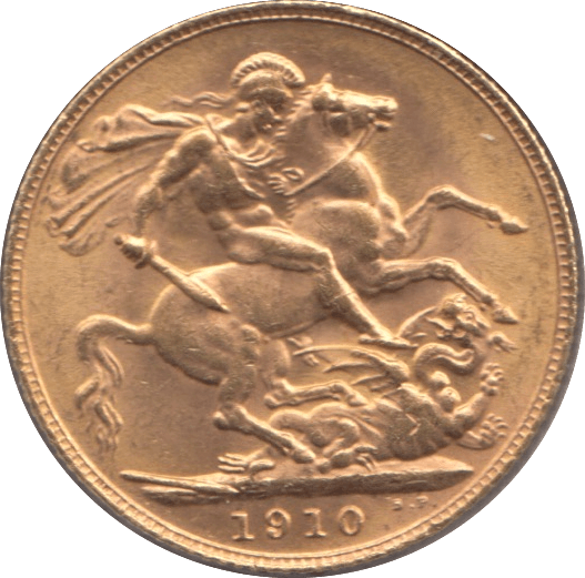 1910 GOLD SOVEREIGN ( AUNC ) - Sovereign - Cambridgeshire Coins
