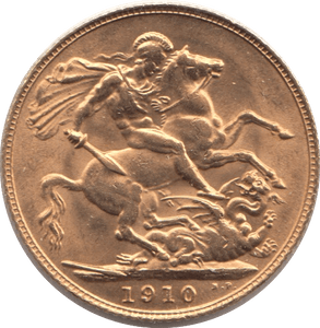 1910 GOLD SOVEREIGN ( UNC ) - Sovereign - Cambridgeshire Coins