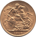 1910 GOLD SOVEREIGN ( UNC ) - Sovereign - Cambridgeshire Coins