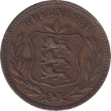 1910 GUERNSEY 8 DOUBLES - WORLD COINS - Cambridgeshire Coins