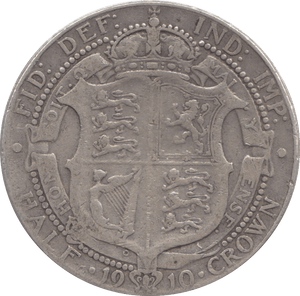 1910 HALFCROWN ( FINE ) 2 - Halfcrown - Cambridgeshire Coins