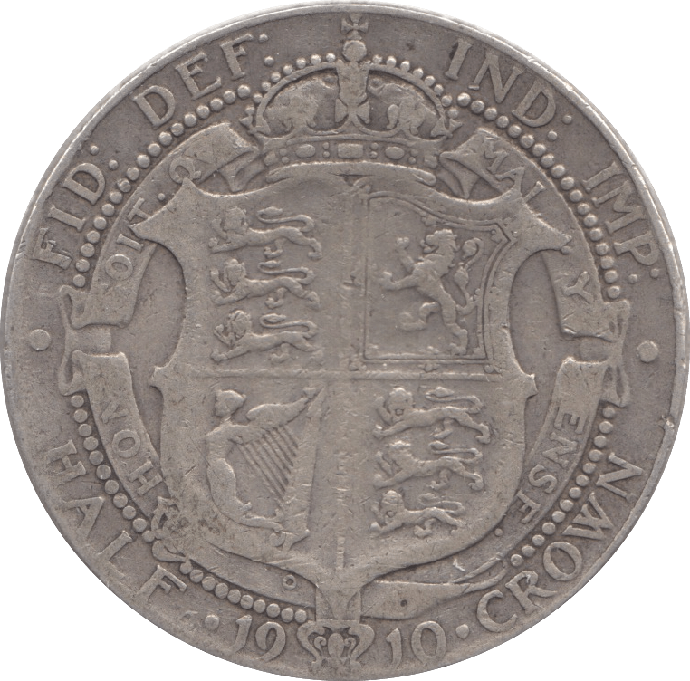 1910 HALFCROWN ( FINE ) 2 - Halfcrown - Cambridgeshire Coins